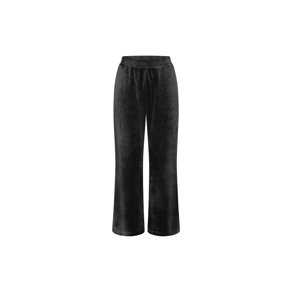 Sensual Velour Leggings in schwarz