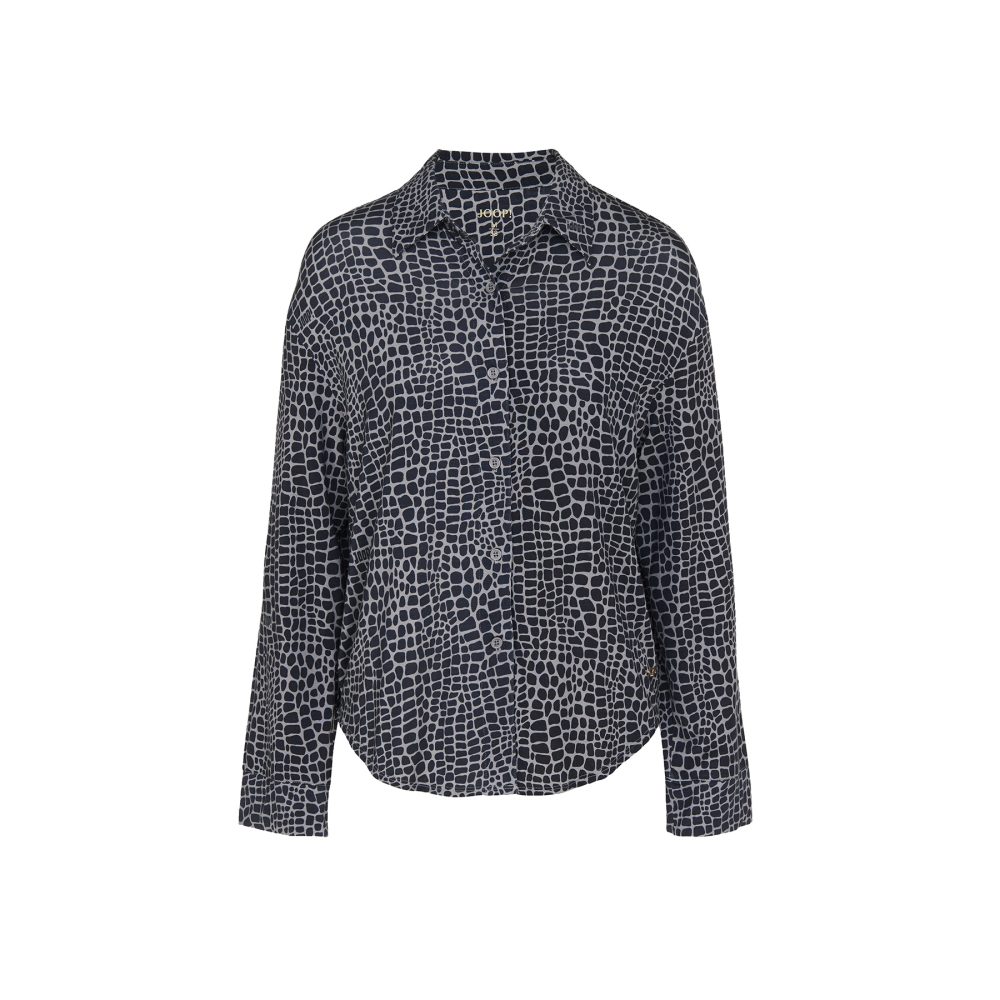 Luxe Pyjama Oberteil in schwarz