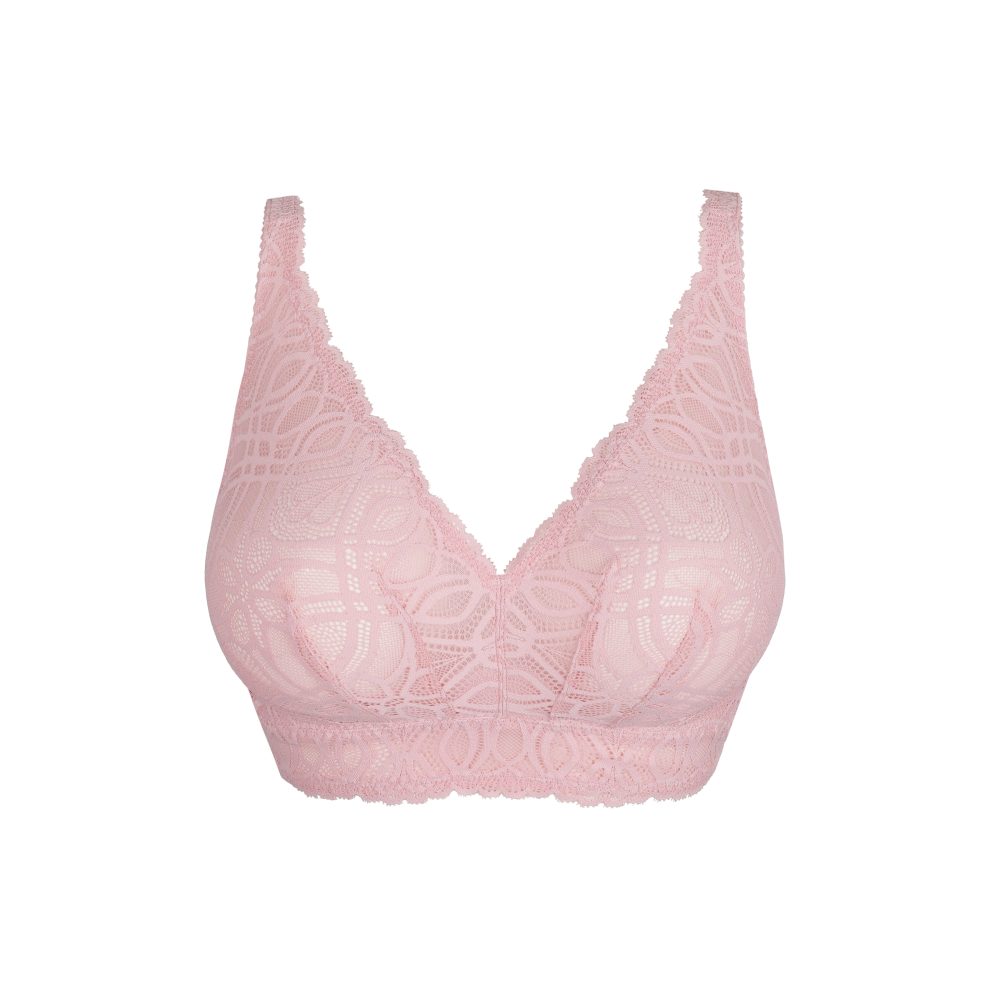 Salerno BH ohne Bügel, ungefüttert in rosa
