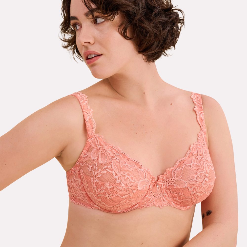 Luxury Desire BH mit Bügel, ungefüttert in orange