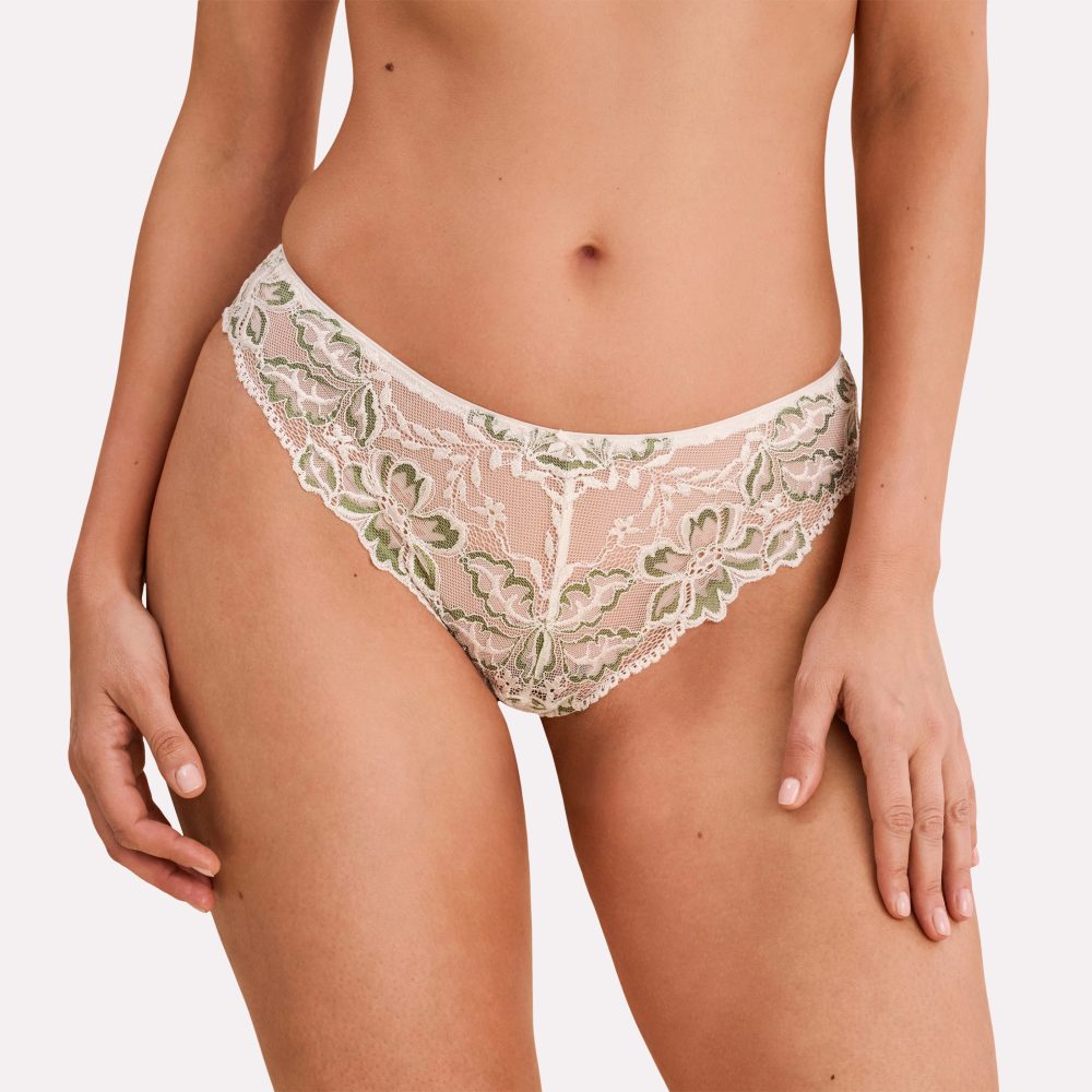 Luxury Desire Brazilian Slip in weiss