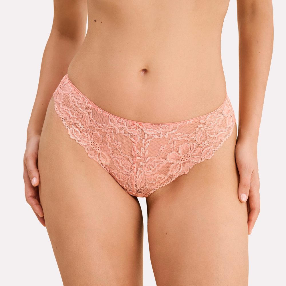 Luxury Desire Brazilian Slip in orange