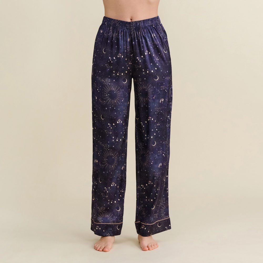 Bahira Pyjama Unterteil in blau