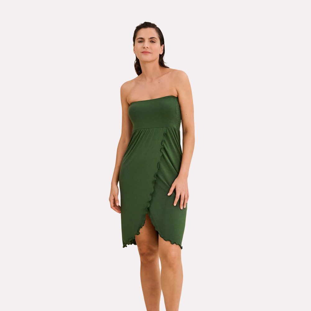Beach Basic Kleid in grün