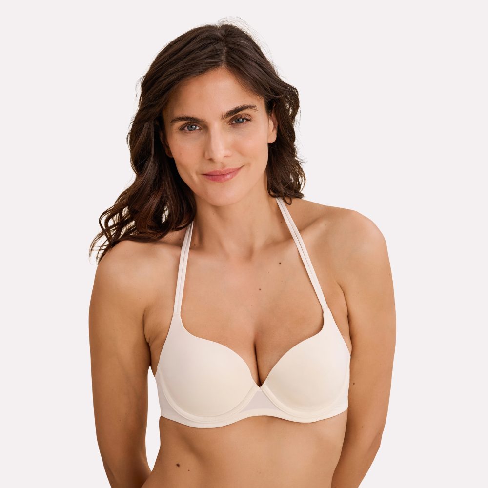 Sexy Comfort BH mit Bügel, gefüttert in weiss
