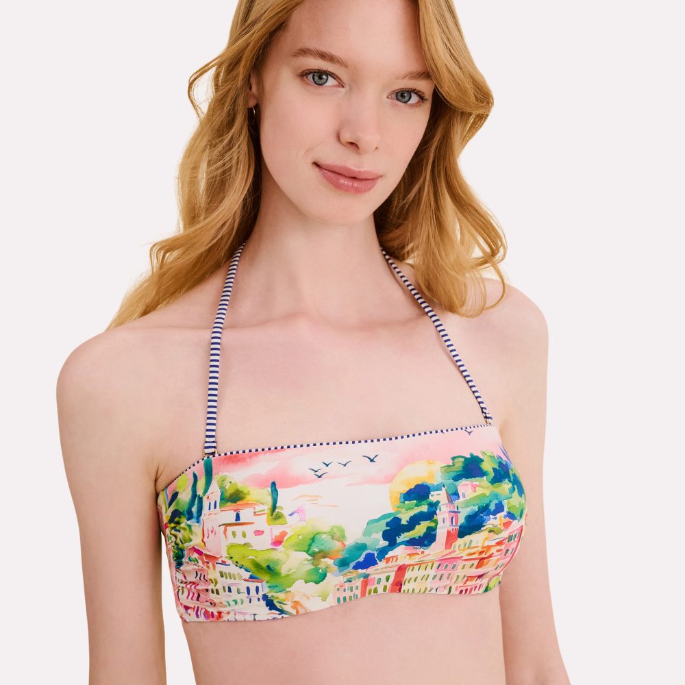 Celia Bikini Top ohne Bügel gefüttert in bunt