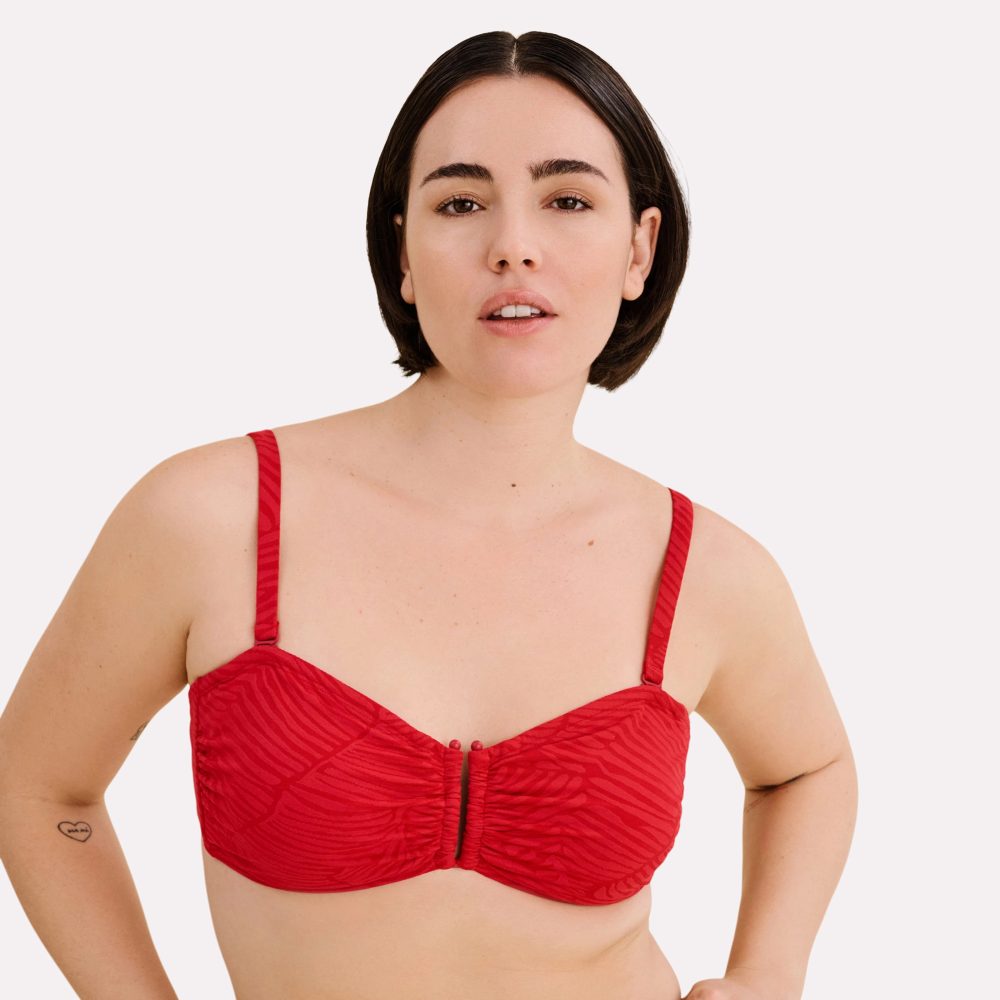 Charlize Bikini Top mit Bügel ungefüttert in rot