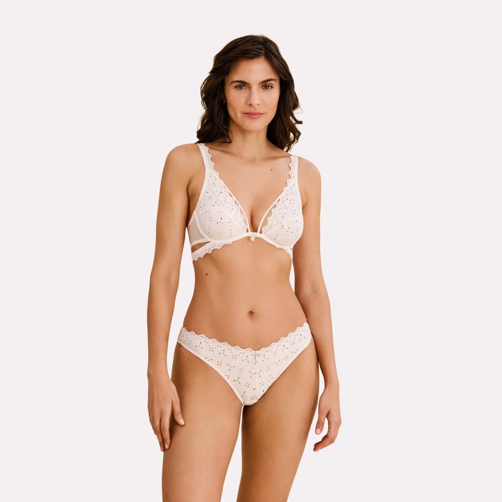 Clarice Brazilian Slip in weiss