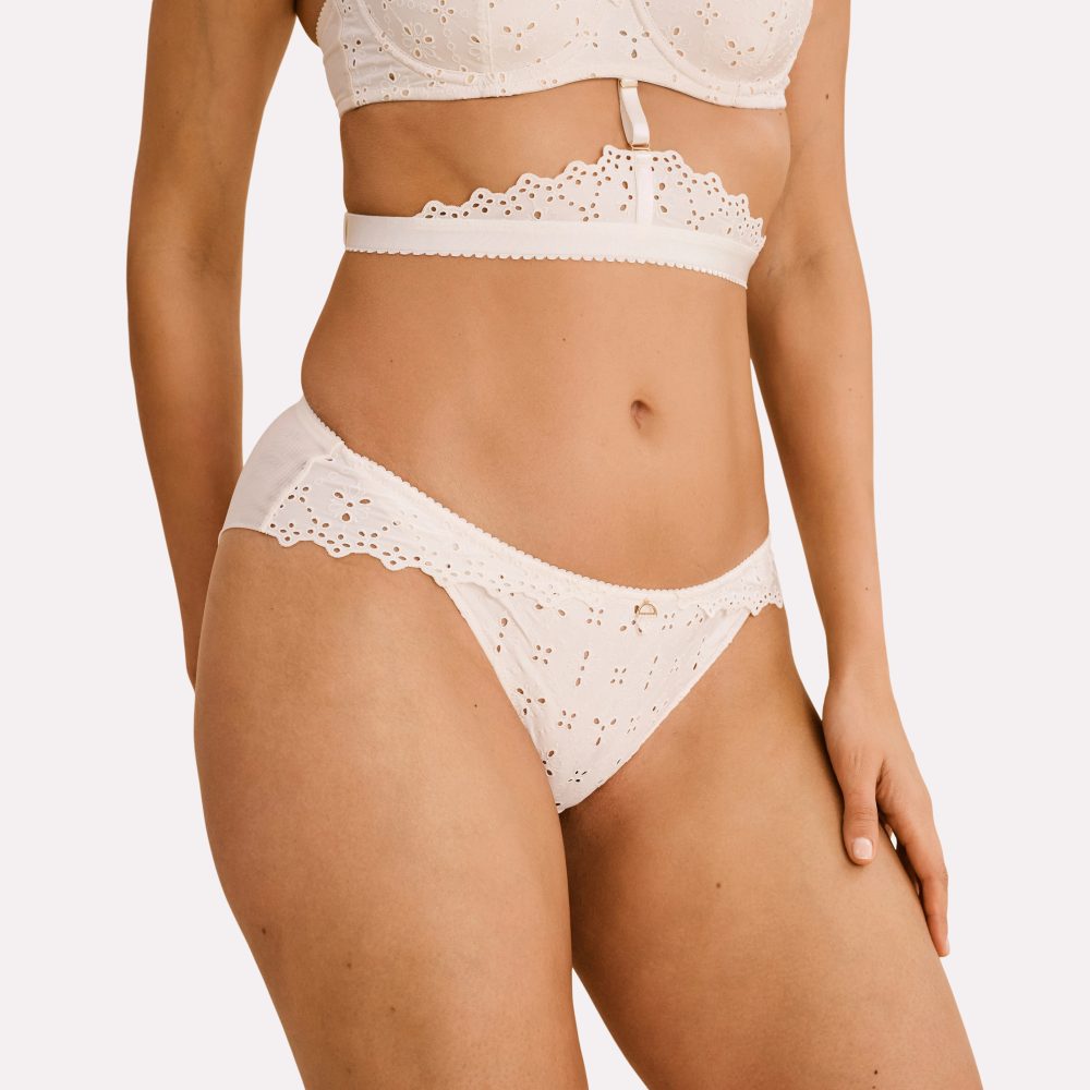 Clarice Slip in weiss