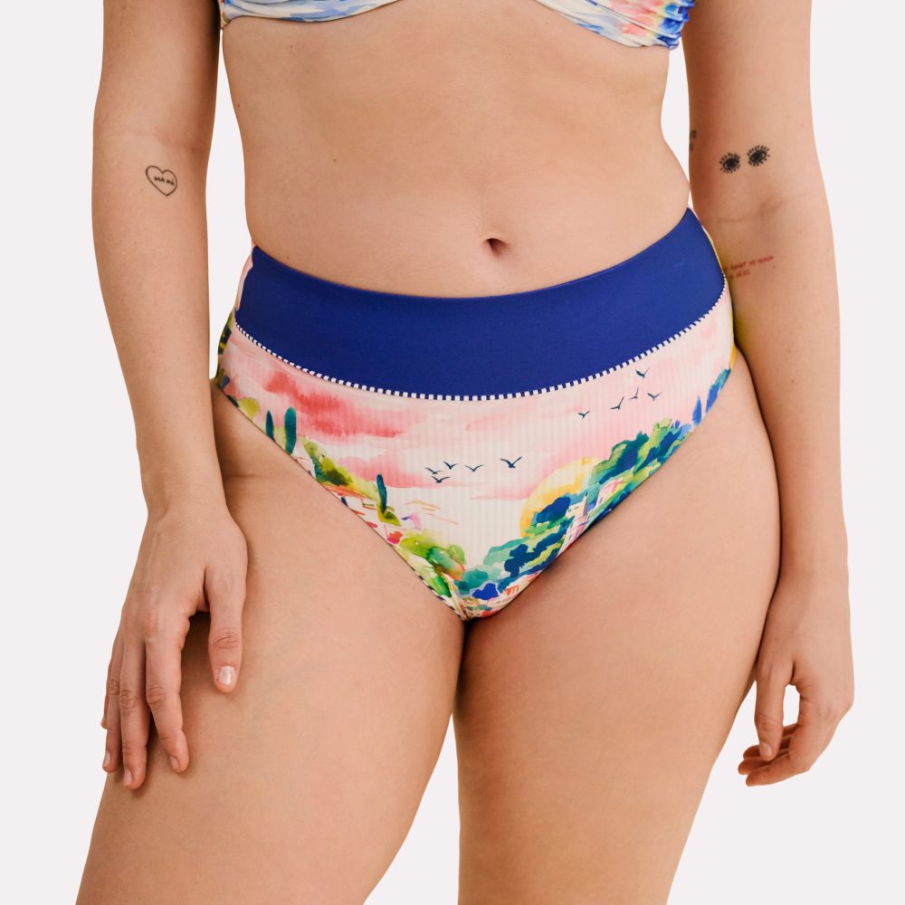 Celia Bikini Regular Slip in bunt
