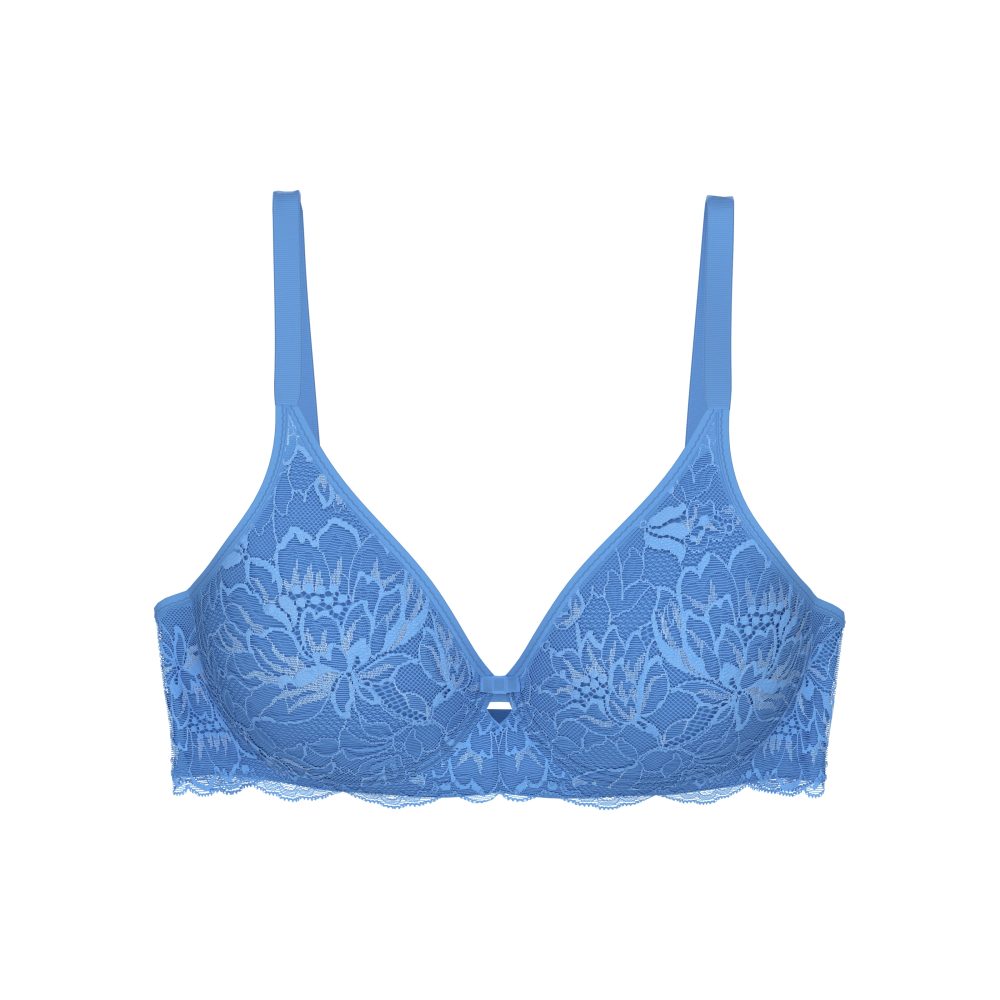 Amourette Charm BH mit Bügel, ungefüttert in blau