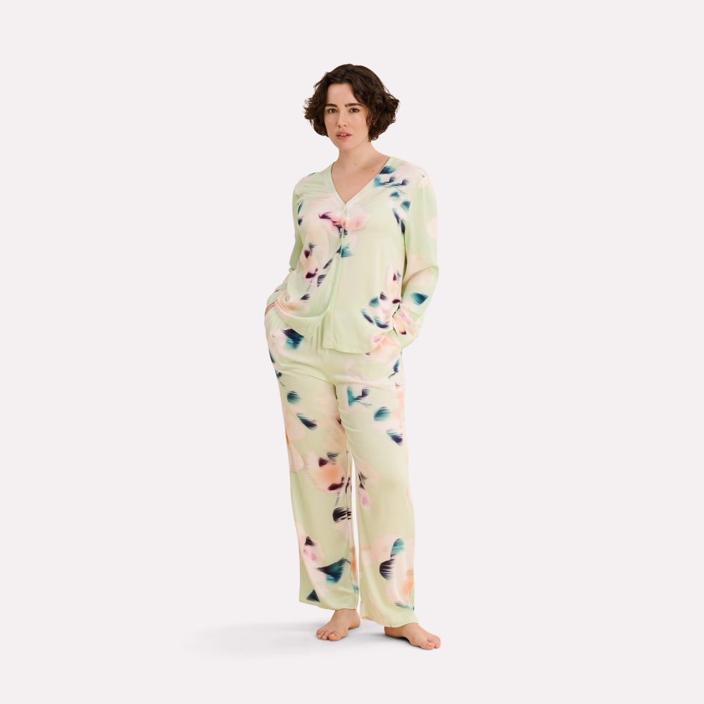 Cayla Pyjama Unterteil in grün