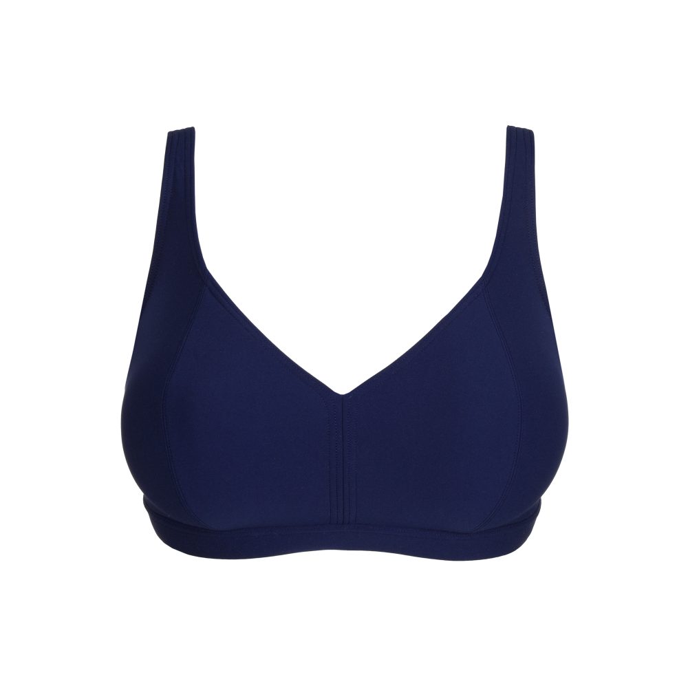 Aswan Bikini Top ohne Bügel ungefüttert in blau