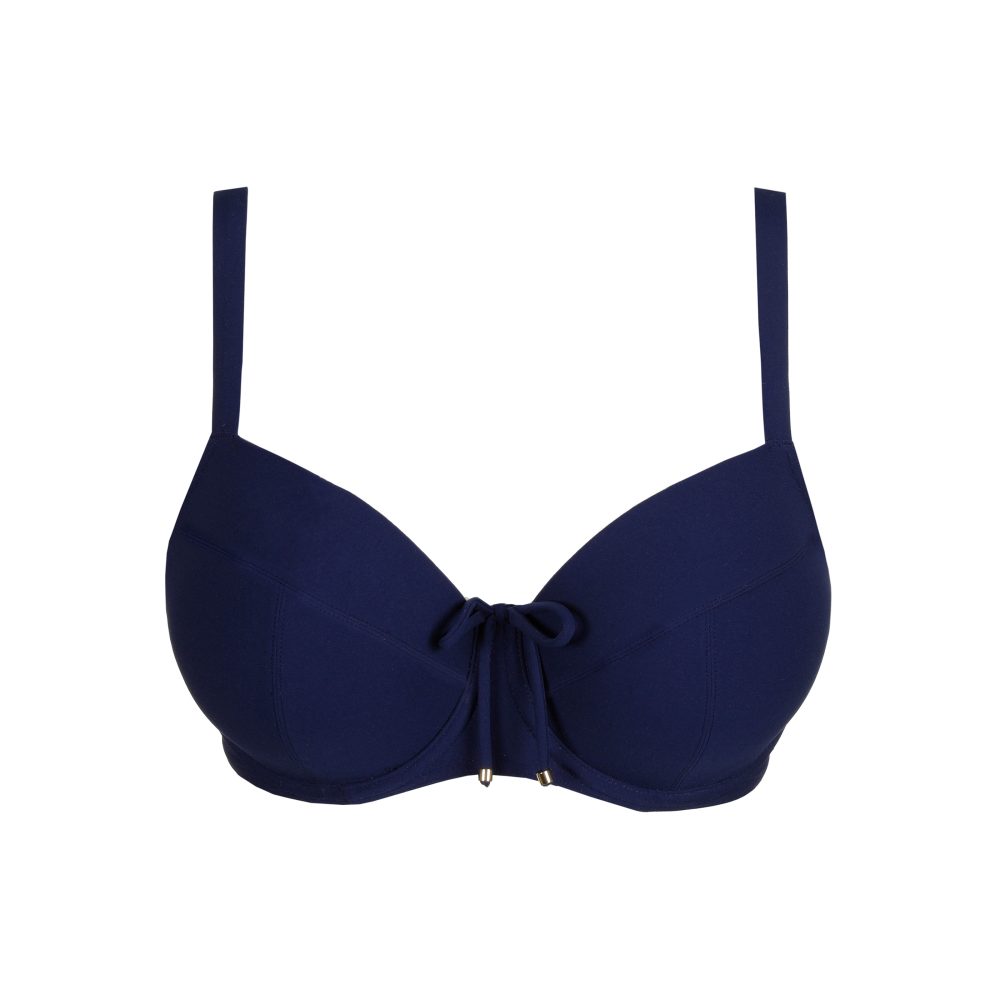 Aswan Bikini Top mit Bügel gefüttert in blau