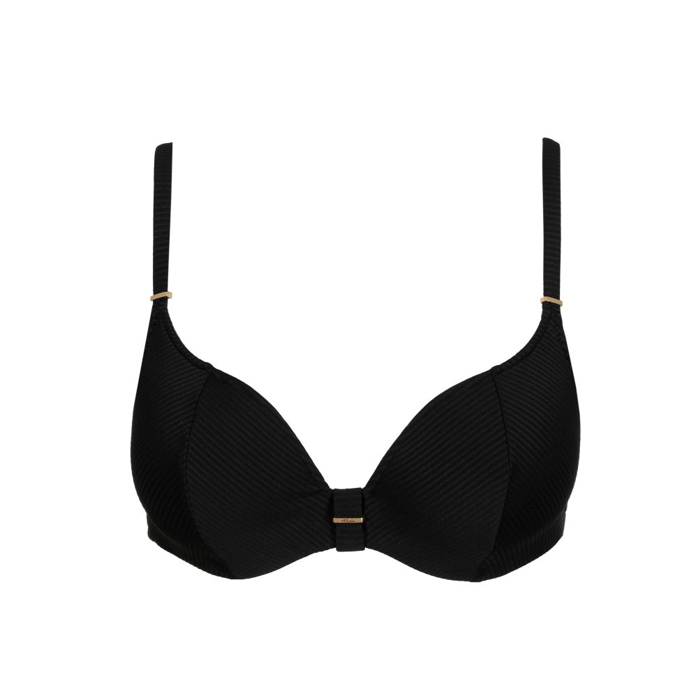 Cassie Bikini Top mit Bügel gefüttert in schwarz