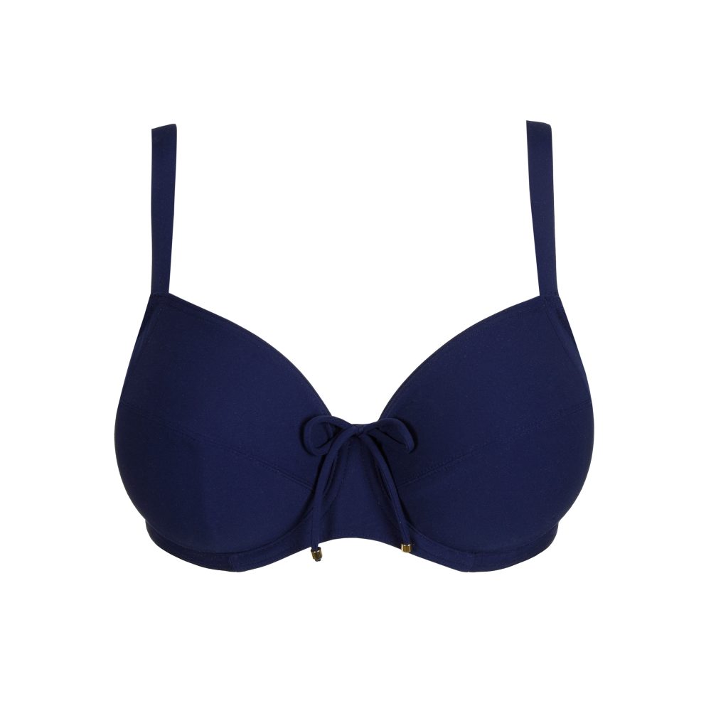 Aswan Bikini Top mit Bügel ungefüttert in blau