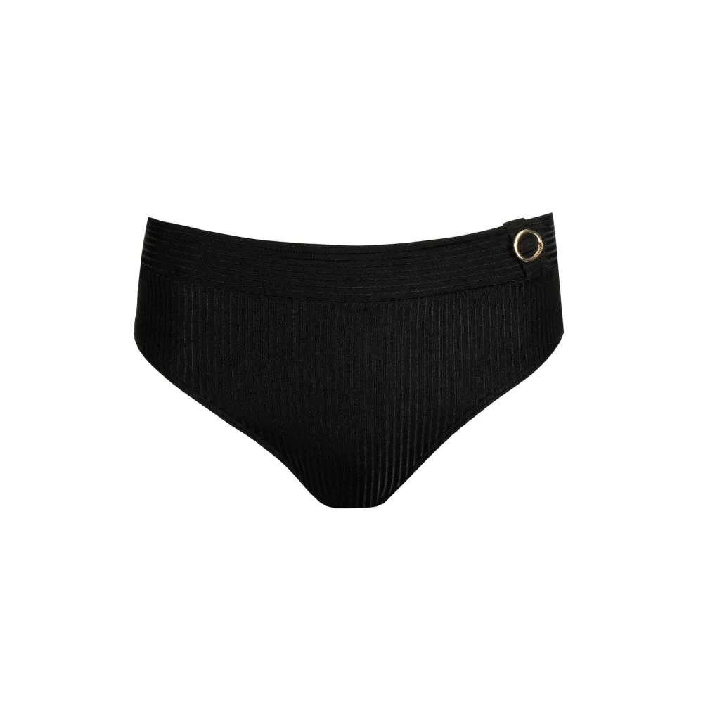 Delray Bikini Panty Slip in schwarz