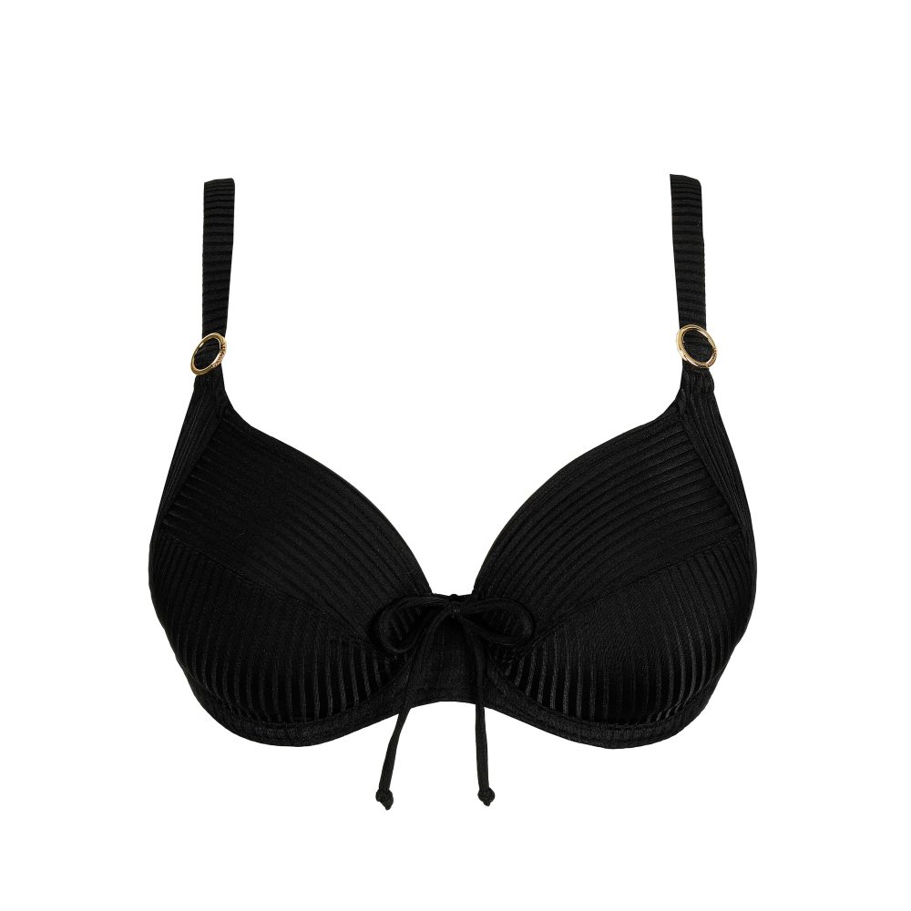 Delray Bikini Top mit Bügel ungefüttert in schwarz