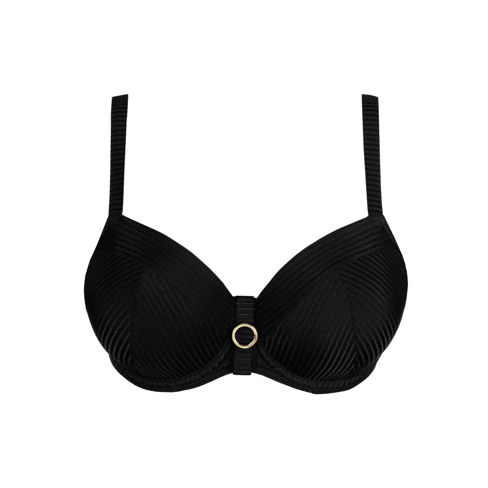 Delray Bikini Top mit Bügel gefüttert in schwarz