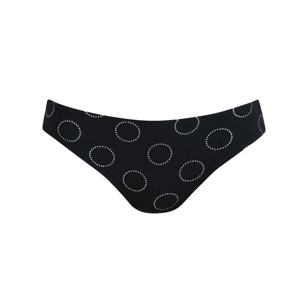 Silver Pearls Bikini Regular Slip in schwarz