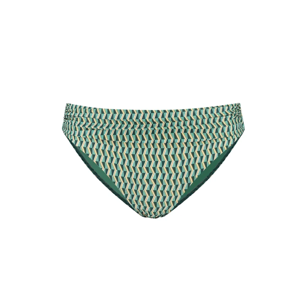 Groovy Graphic Bikini Regular Slip in grün