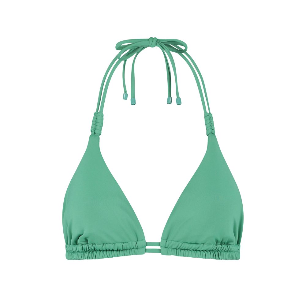 Green Oasis Bikini Top ohne Bügel ungefüttert in grün