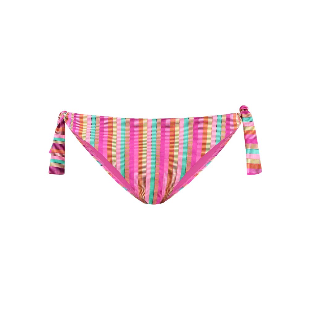Tropical Lines Bikini Regular Slip in pink