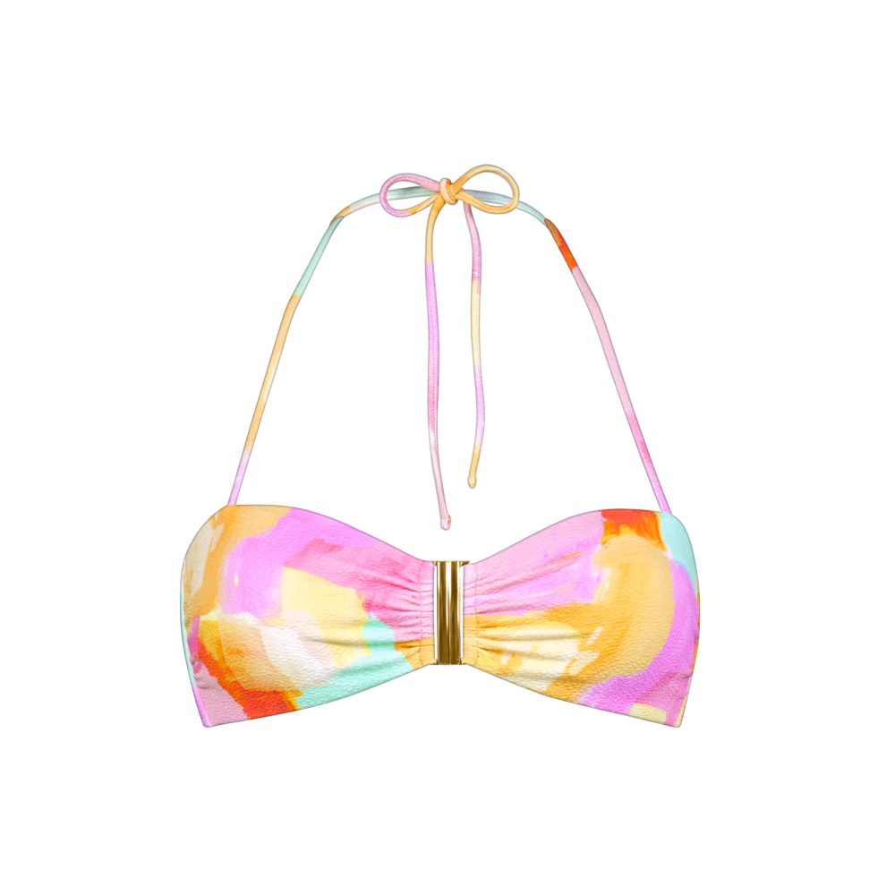 Empowered Play Bikini Top ohne Bügel gefüttert in bunt