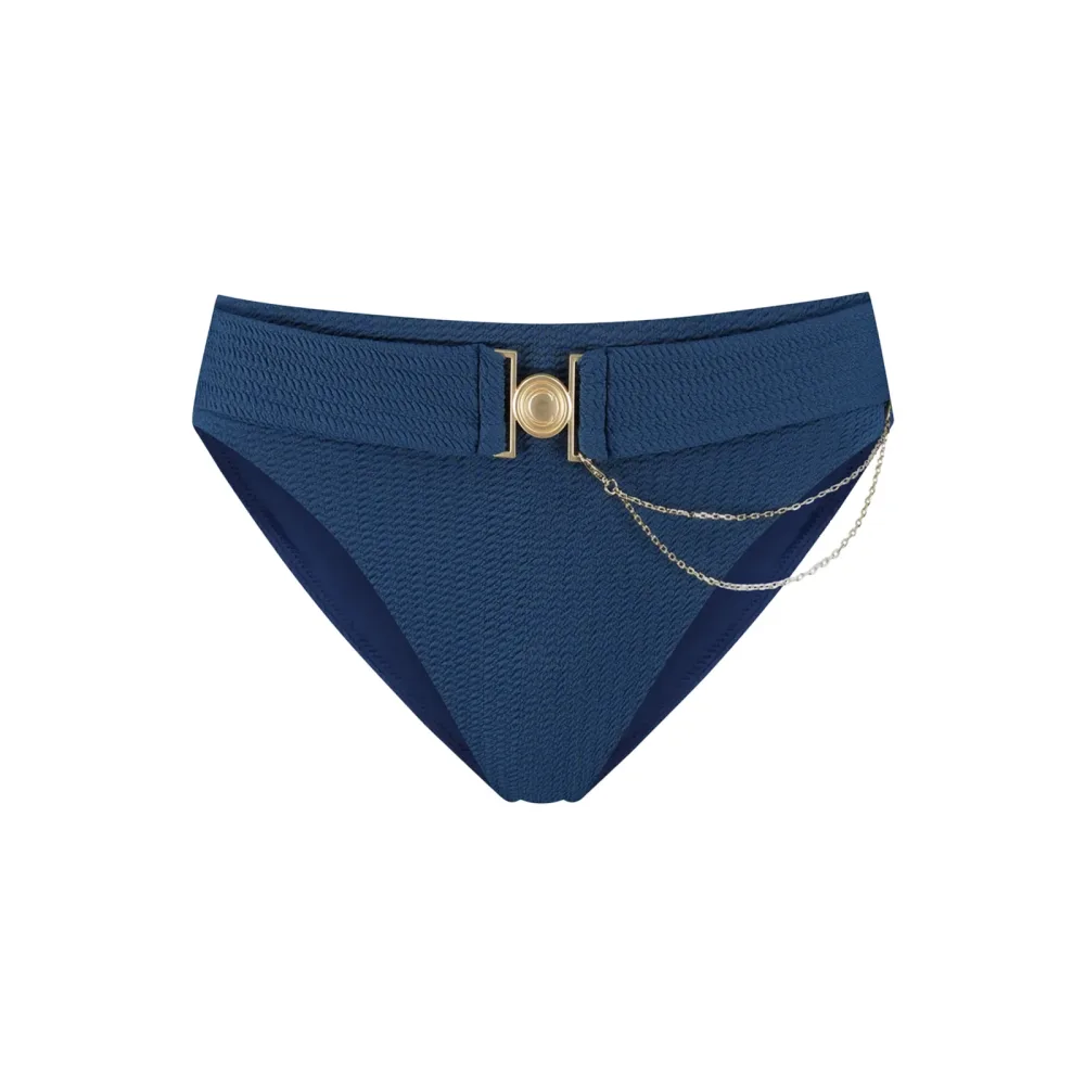 Midnight Waves Bikini Regular Slip in grau