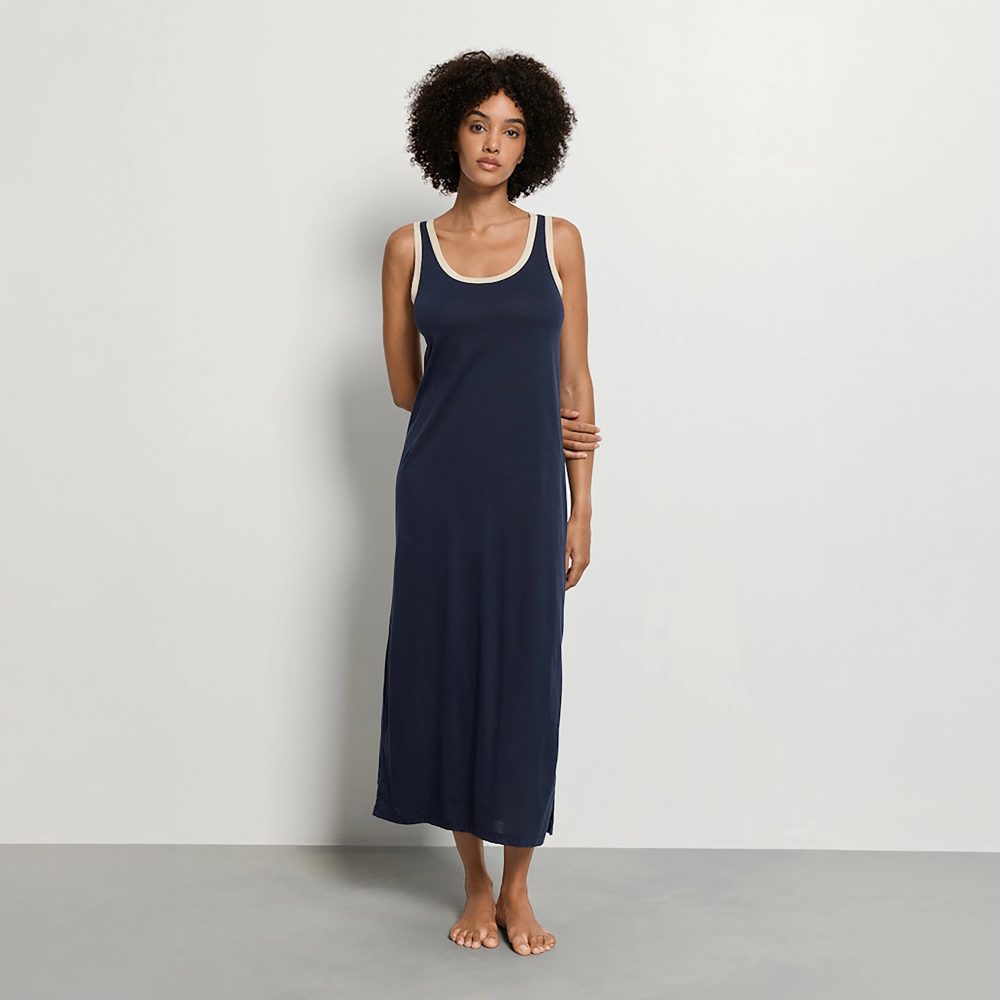 Laura Nachthemd lang in blau