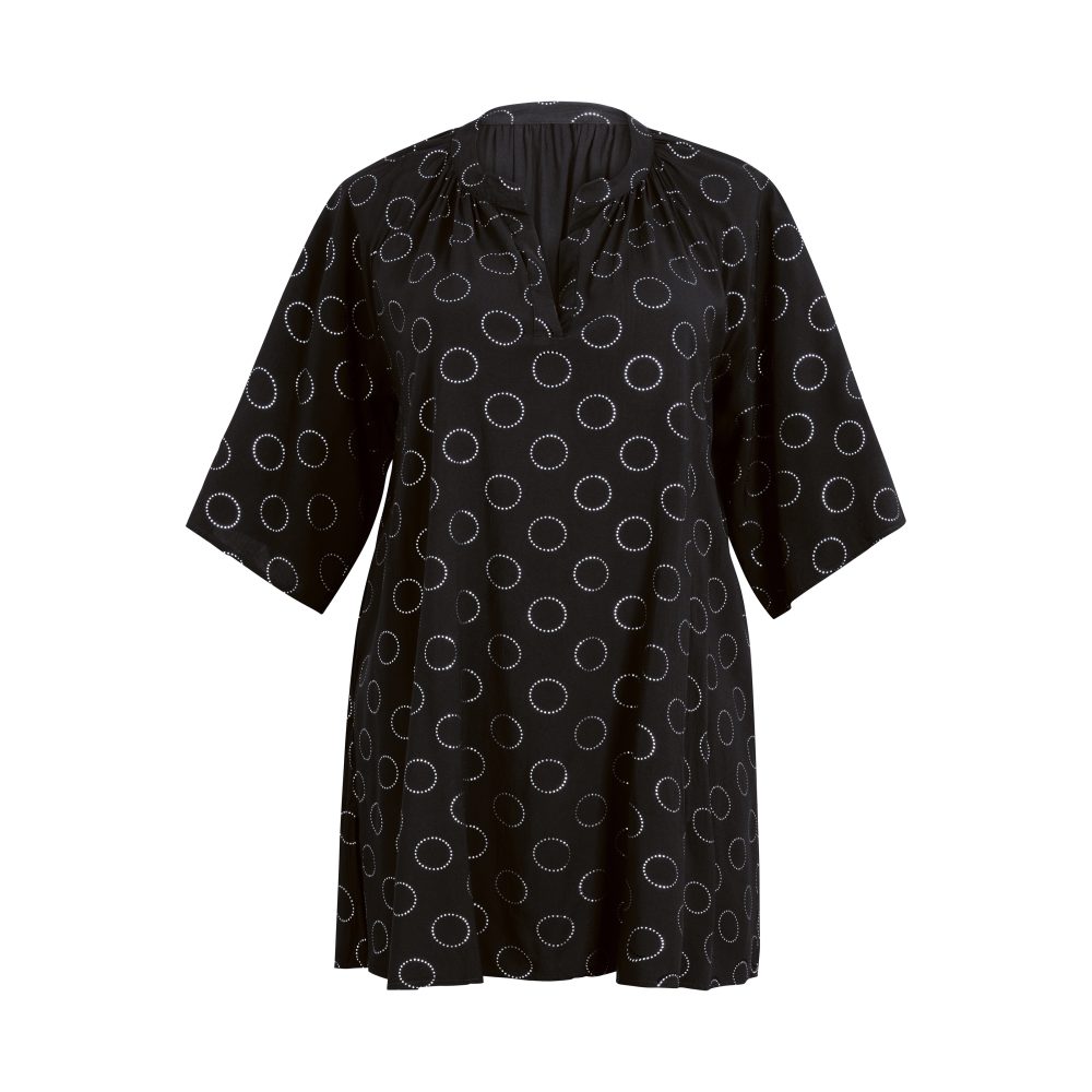 Silver Pearls Kleid in schwarz