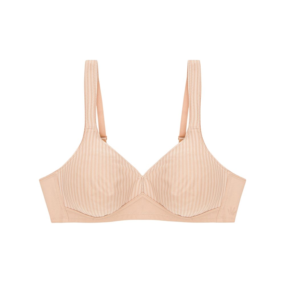 Modern Soft + Cotton BH ohne Bügel, ungefüttert in beige