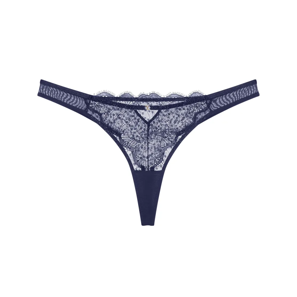 Amourette Sparkle String in blau
