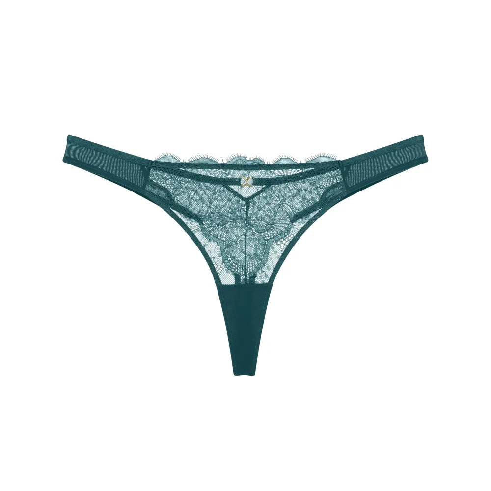 Amourette Sparkle String in grün