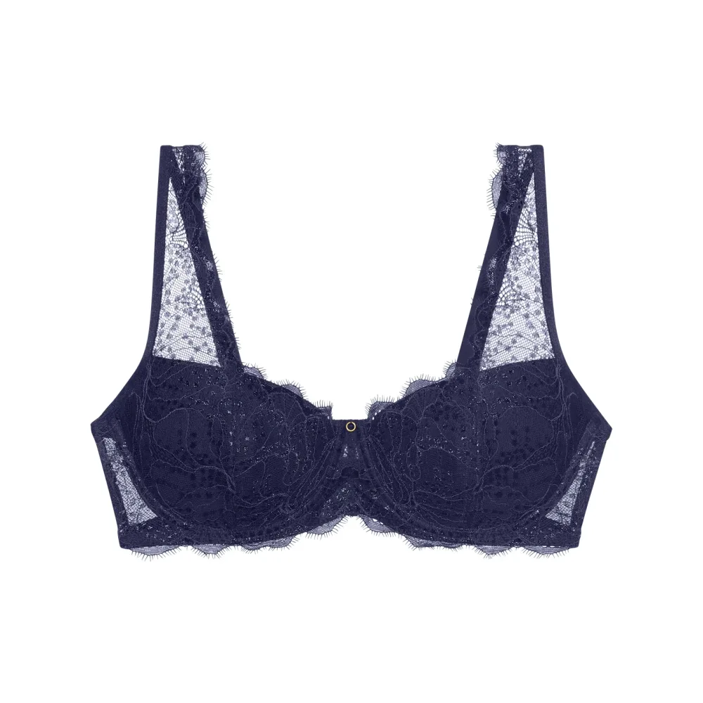 Amourette Sparkle BH mit Bügel, gefüttert in blau
