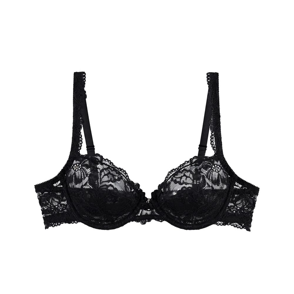 Luxury Desire BH mit Bügel, ungefüttert in schwarz