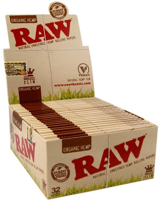 RAW Organic Kingsize Slim Papers (50 Stk)