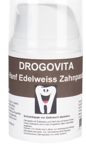 Drogovita Hanf und Edelweiss Zahnpasta (50 ml)