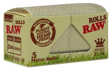 RAW Organic Hemp Kingsize Slim Rolls (1 Stk)