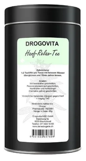 Drogovita Hanf-Relax Tee Dose (65g)