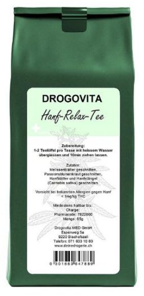 Drogovita Hanf-Relax Tee Beutel (65g)