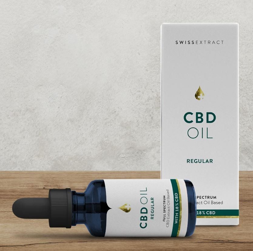 SWISSEXTRACT CBD Öl Regular 18% (10ml)
