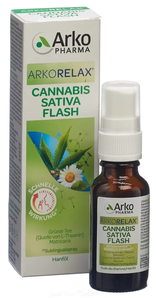 ARCORELAX Cannabis Sativa Flash Spray (15ml)