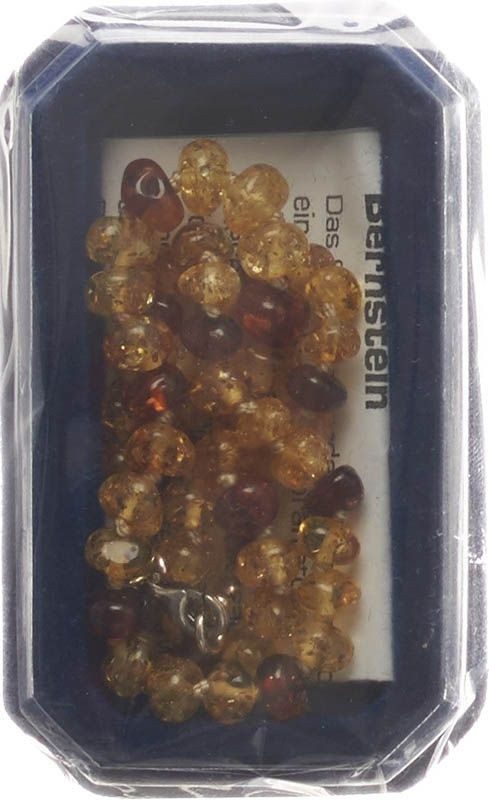 Amberstyle Bernsteinkette 32cm citrin cognac Karabinerverschluss (1 Stk)