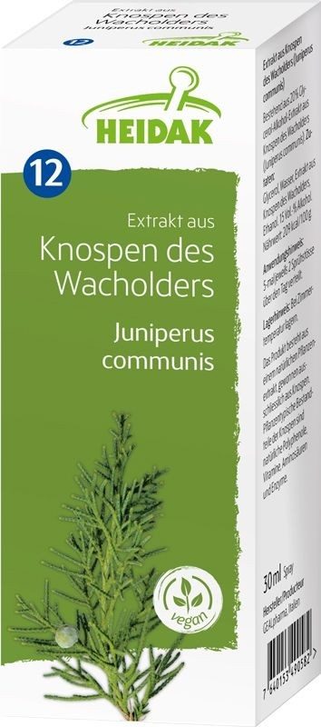 HEIDAK Knospe Wacholder Juniperus communis Glycerin Mazerat (30ml)
