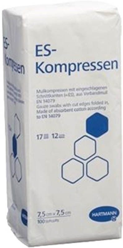 HARTMANN ES-Kompressen, 12fach, 7.5x7.5cm (100 Stk)