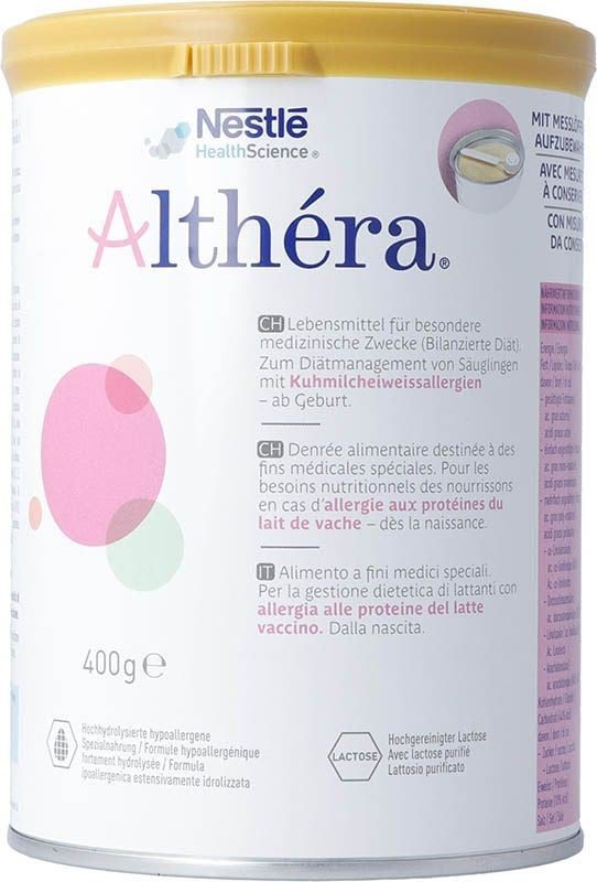 Althéra Pulver, Spezialnahrung für Säuglinge mit Kuhmilchallergie (400g)