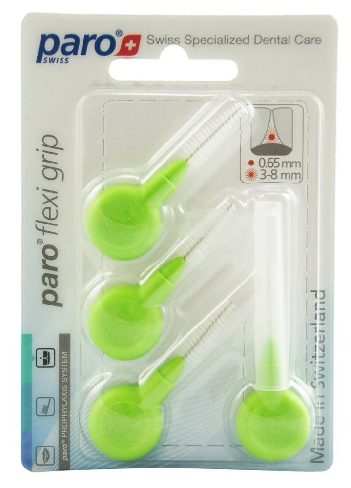 Paro Flexi Grip medium hellgrün 3/8.0mm konisch (4 Stk)