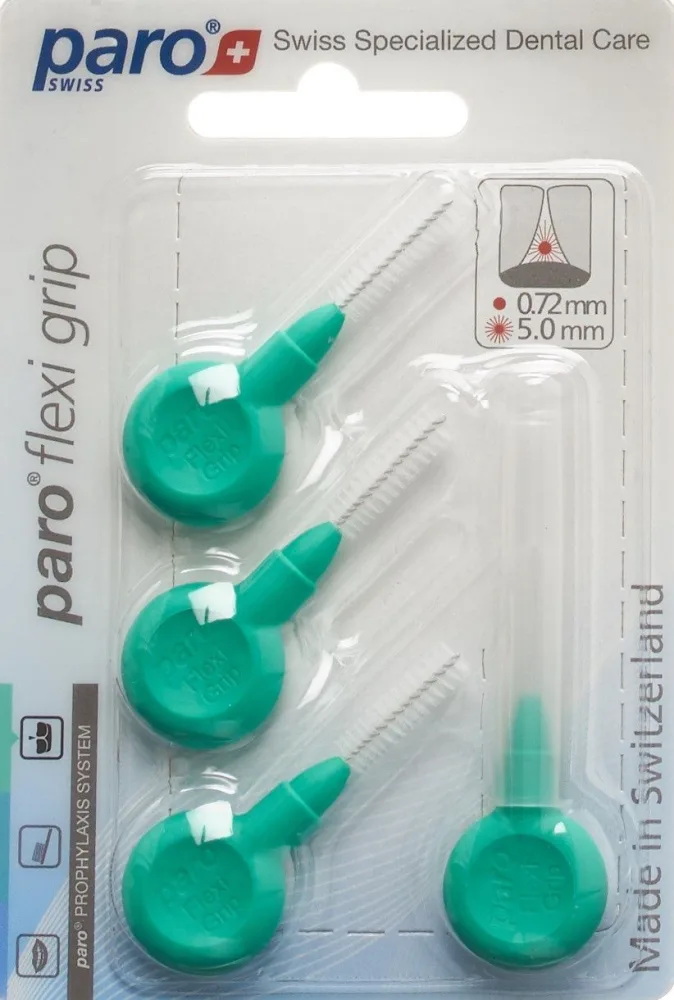 Paro Flexi Grip medium grün 5mm zylindrisch (4 Stk)