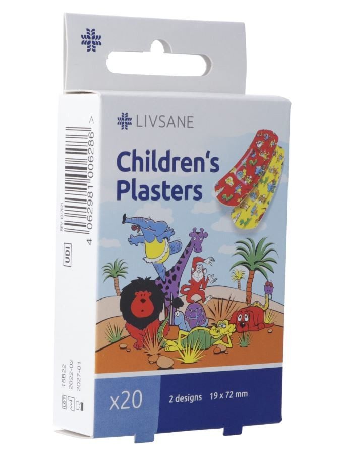 Livsane Kinderpflaster Funny Animals (20 Stk)